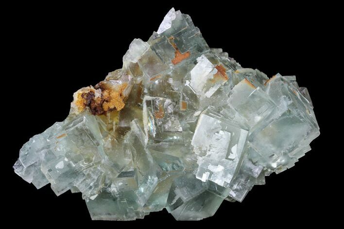 Green Fluorite Crystal Cluster - Mongolia #100747